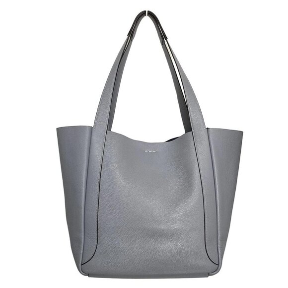 Auth COACH - CV996 Light Blue Leather Tote Bag - Picture 2 of 9